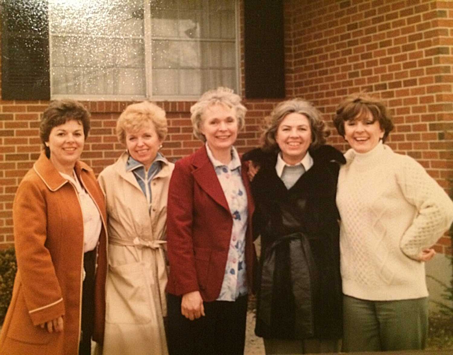 Marg, Marion, Eleanor, Kathleen, Virginia